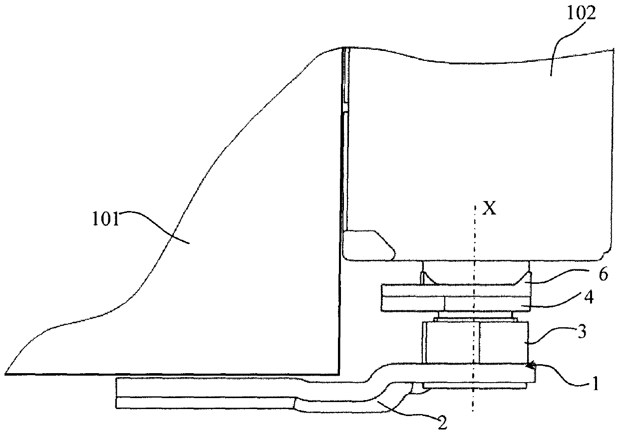 Refrigerator with door hinge components