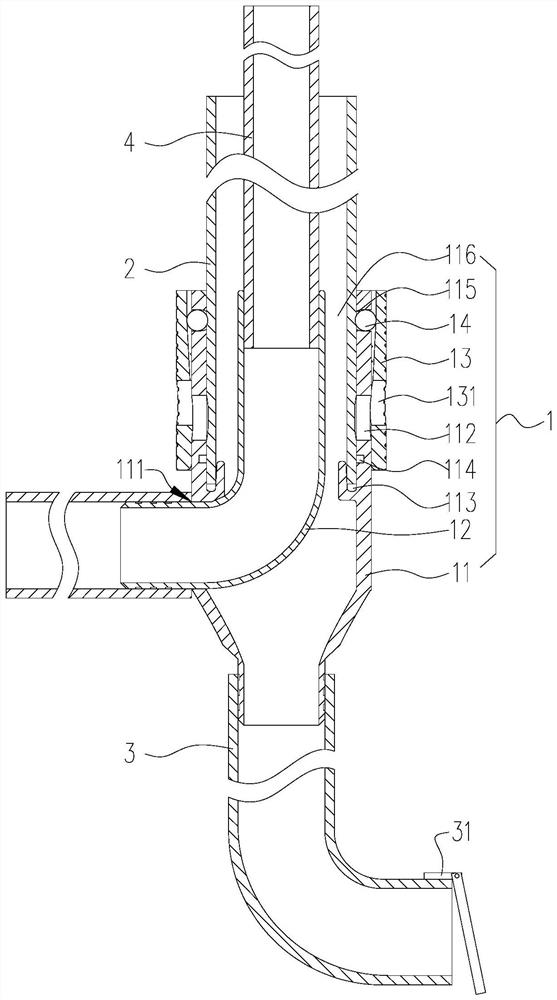 Gas drainage hole drainage method