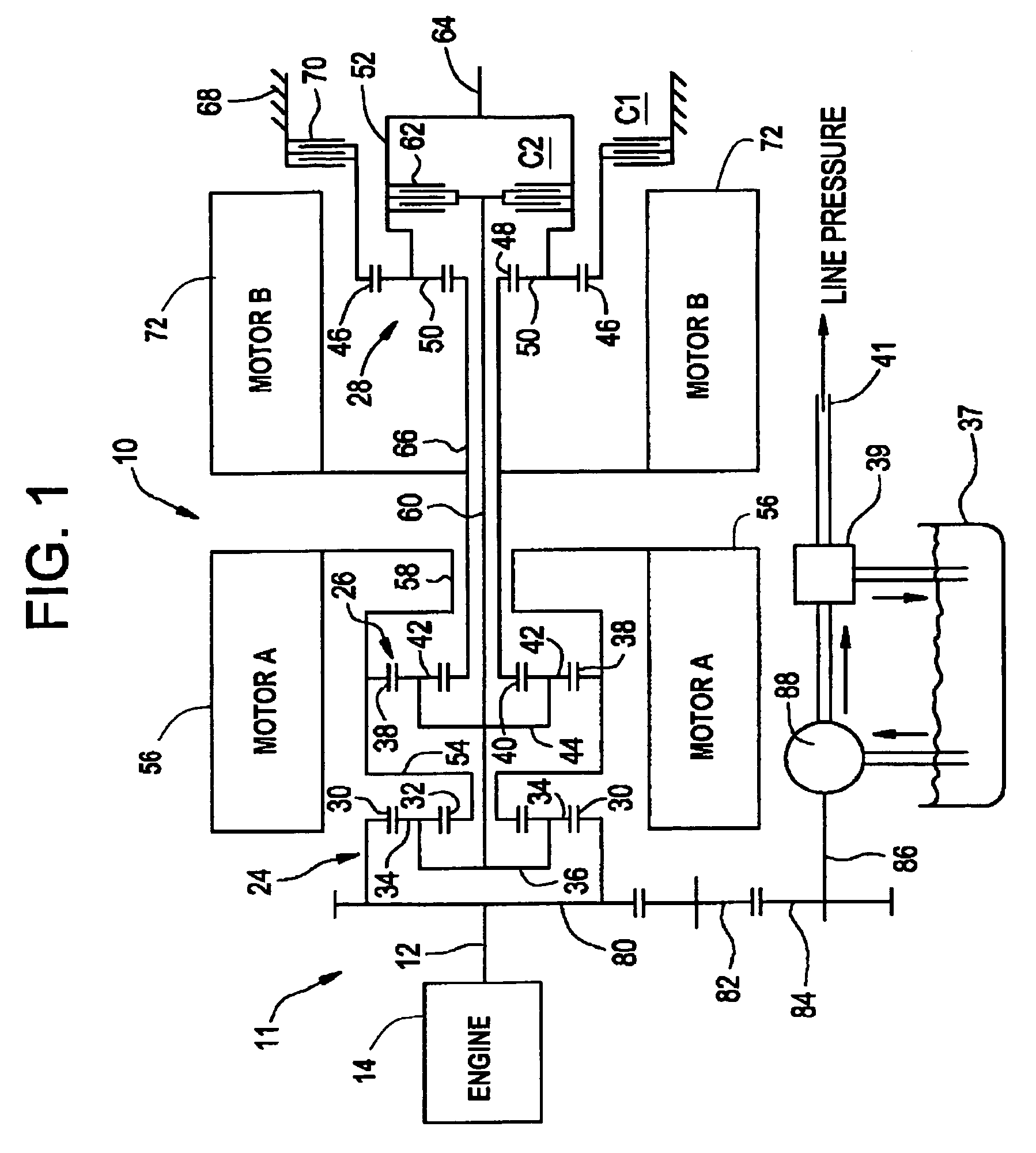 Optimal selection of input torque with stability of power flow for a hybrid electric vehicle