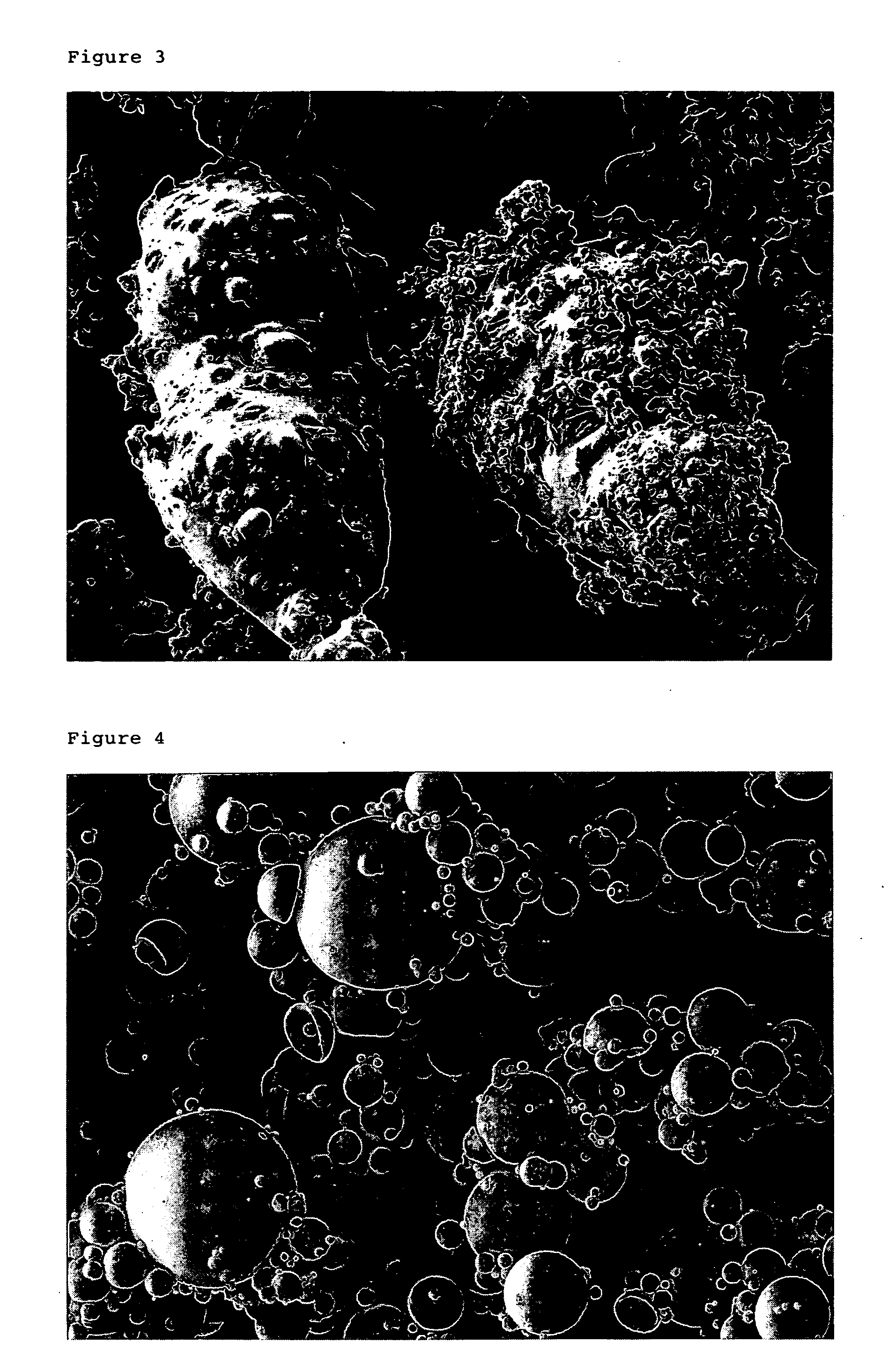 Method for preparing powder exhibiting low susceptibility to electrification