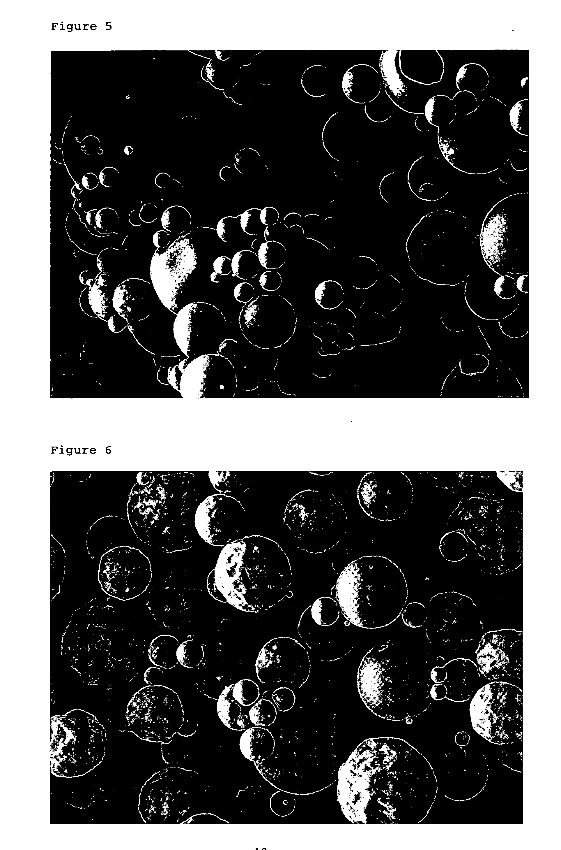 Method for preparing powder exhibiting low susceptibility to electrification