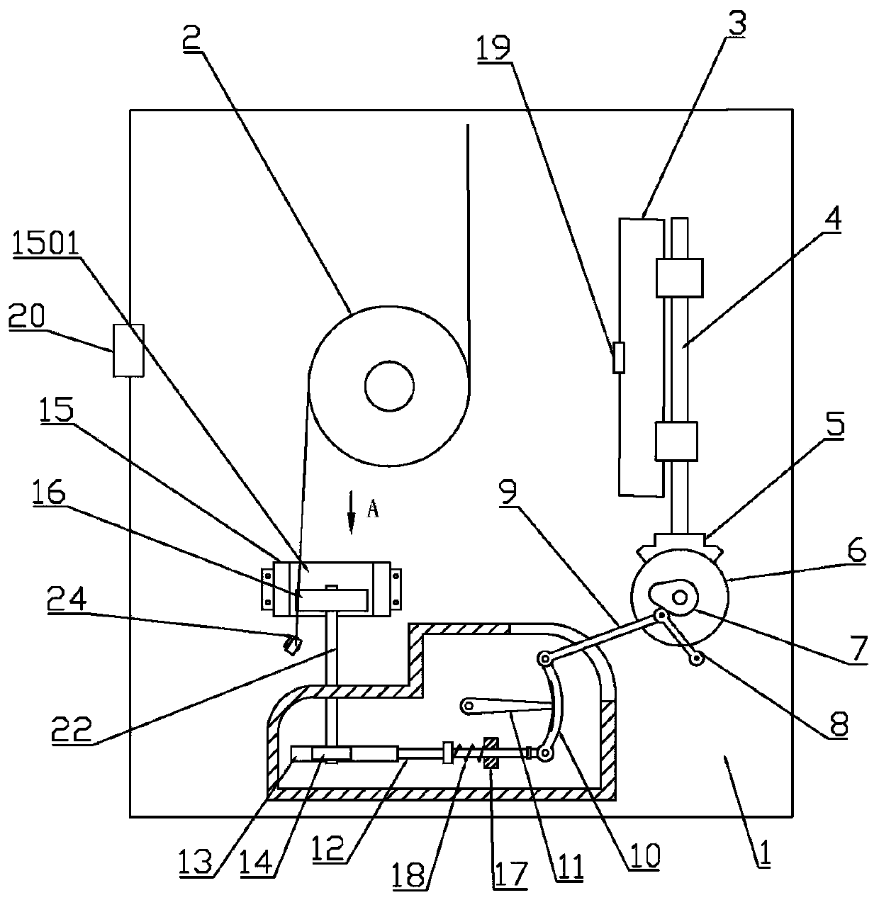 Computer hardware cable organizer