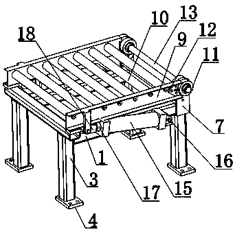 An inclination-adjustable sunshade and thermal insulation aluminum film transmission device