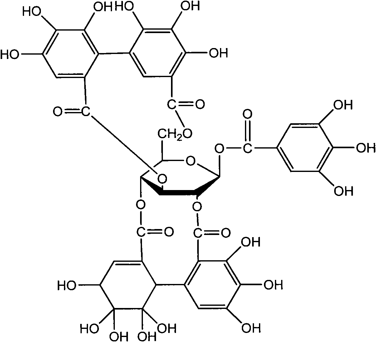 Method for extracting polyphenol active ingredient in geranium wilfordii through high-efficiency enzyme induction