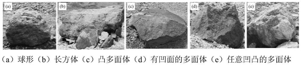 Three-dimensional analysis method for motion trails of falling rocks in any shape of rock-soil slope