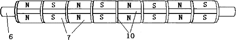 Permanent magnet track brake