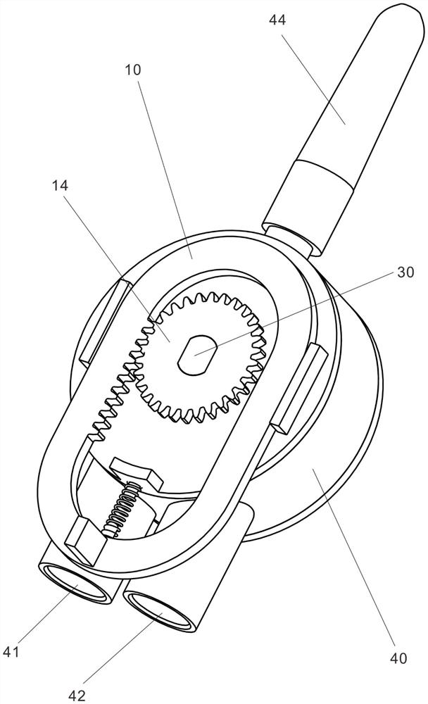 Switching valve and water outlet device