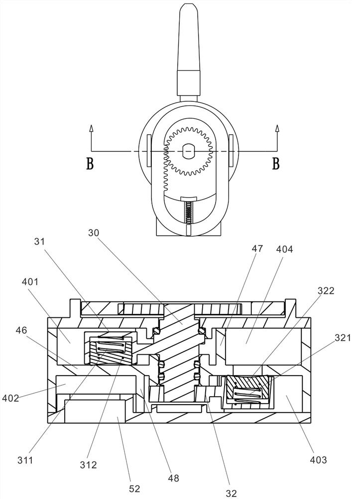 Switching valve and water outlet device