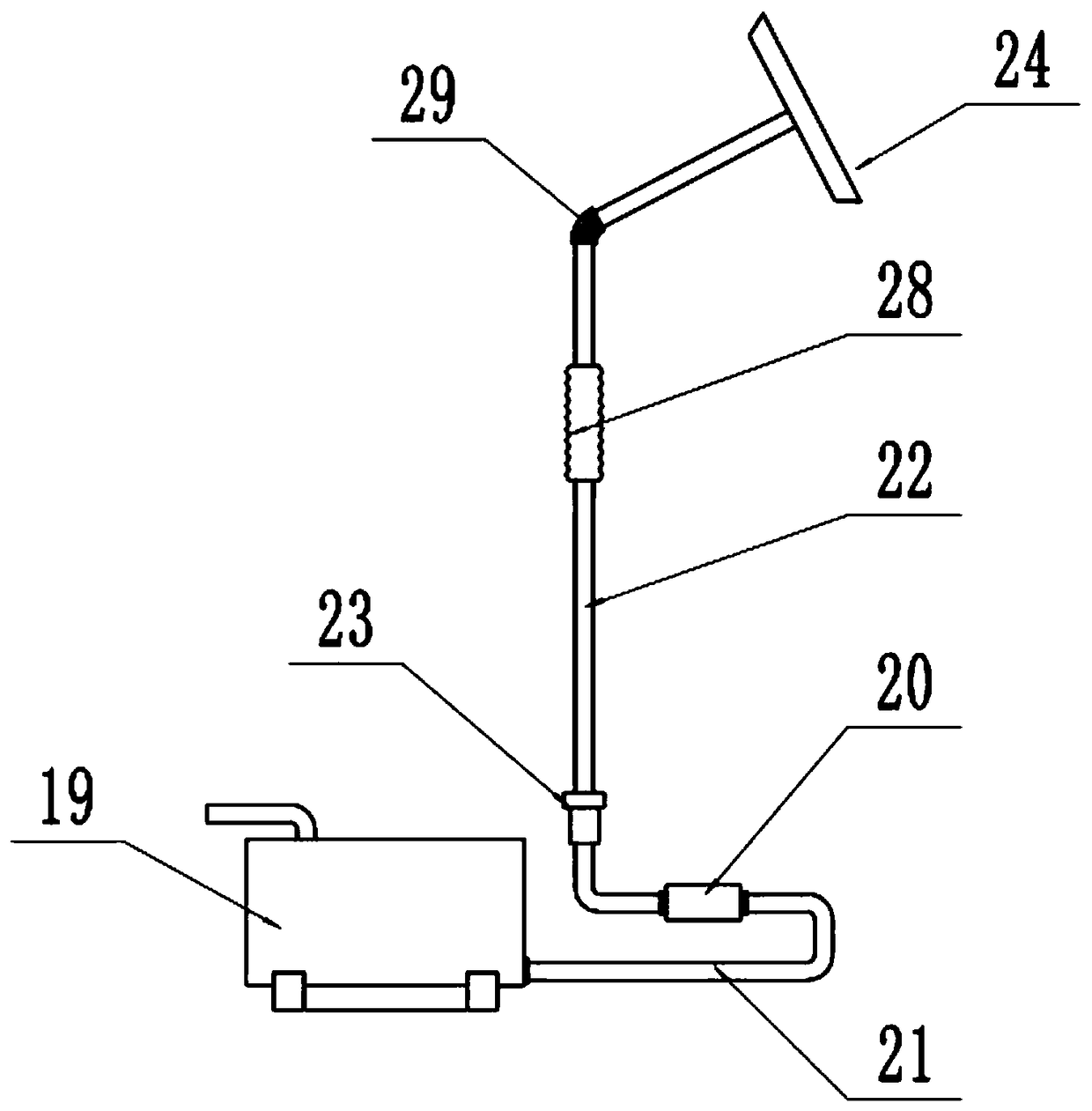 Mine downhole dust monitoring and control system