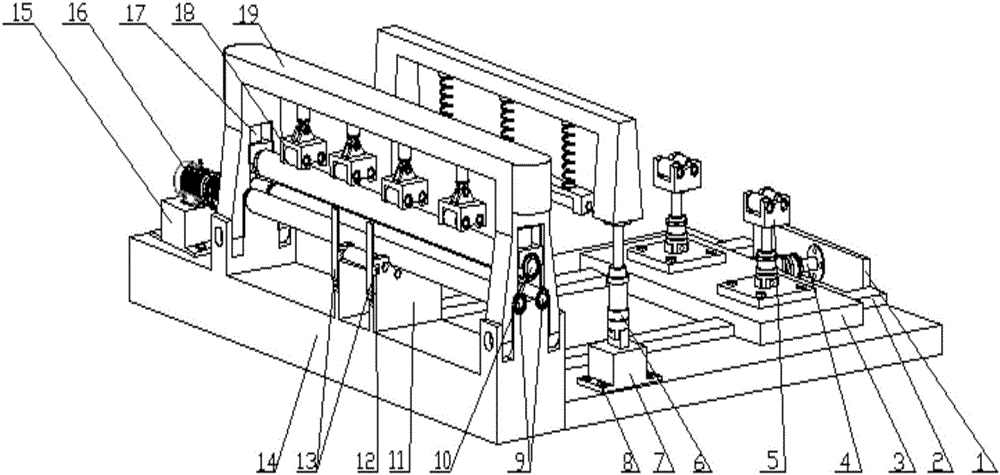 Three-roll plate rolling machine for large ships