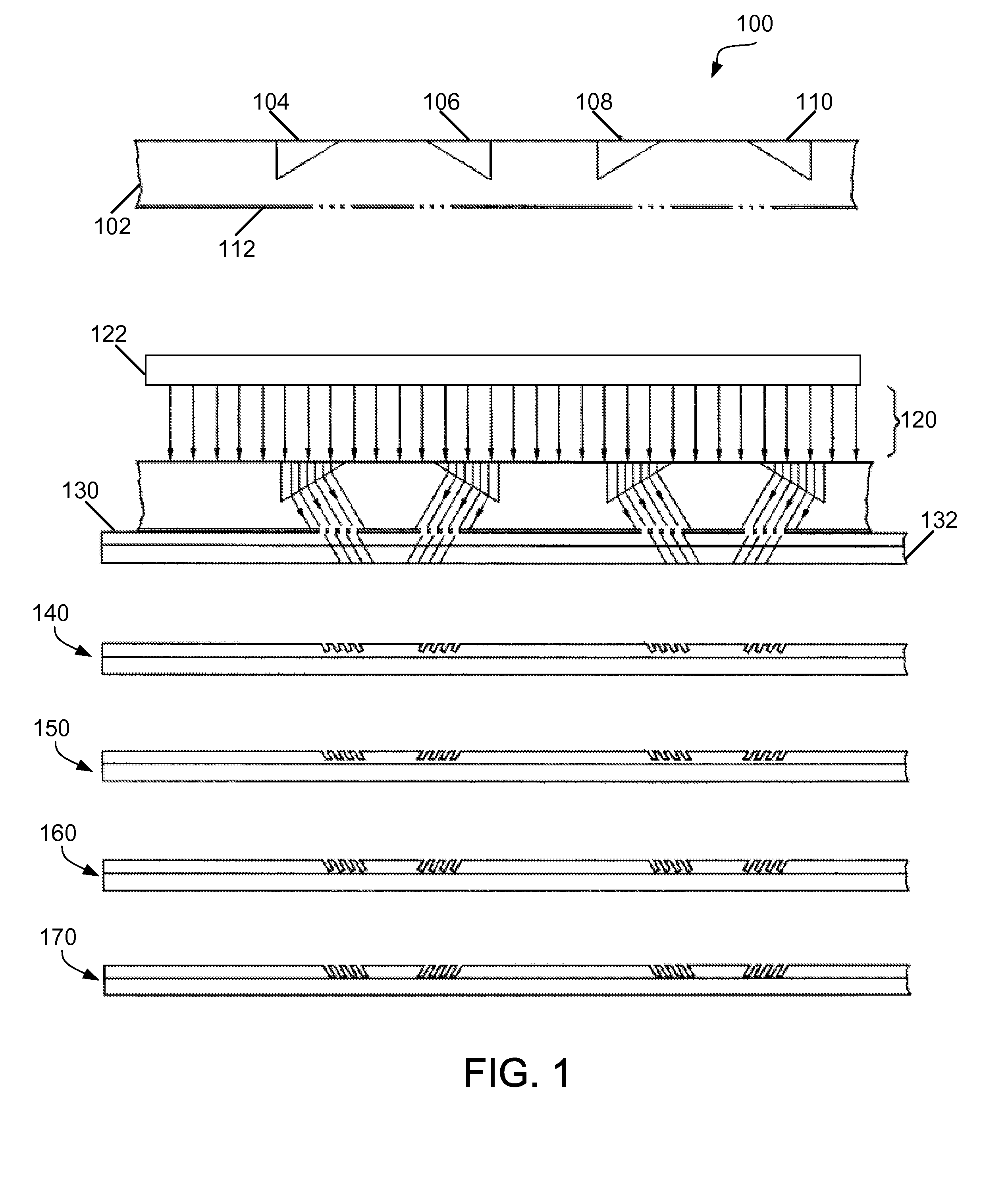 Photo-masks and methods of fabricating surface-relief grating diffractive devices