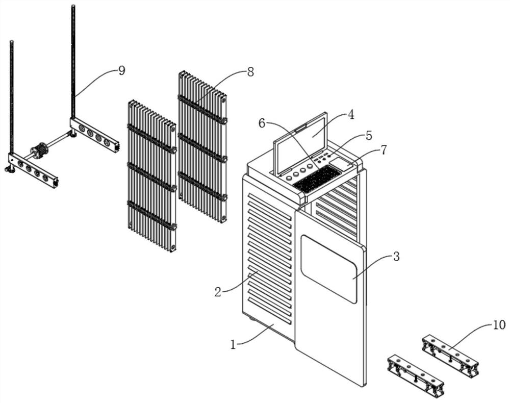 Computer control device and control method of product processing equipment