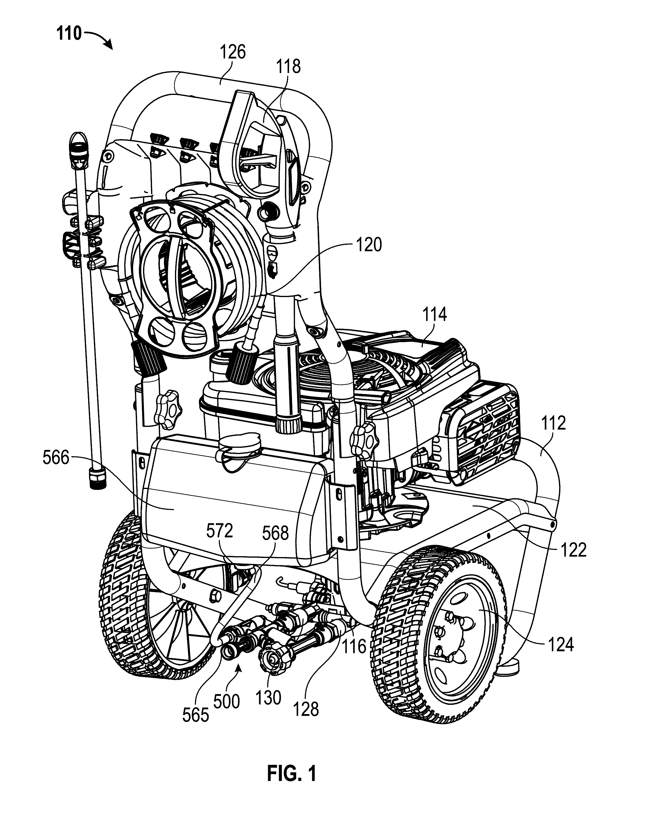 Pressure washers including jet pumps