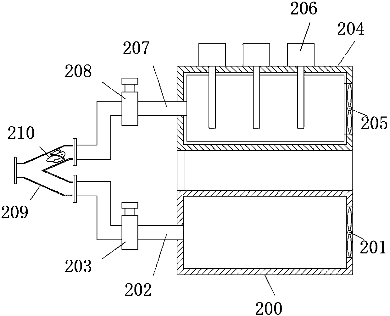 Heating device for textile materials