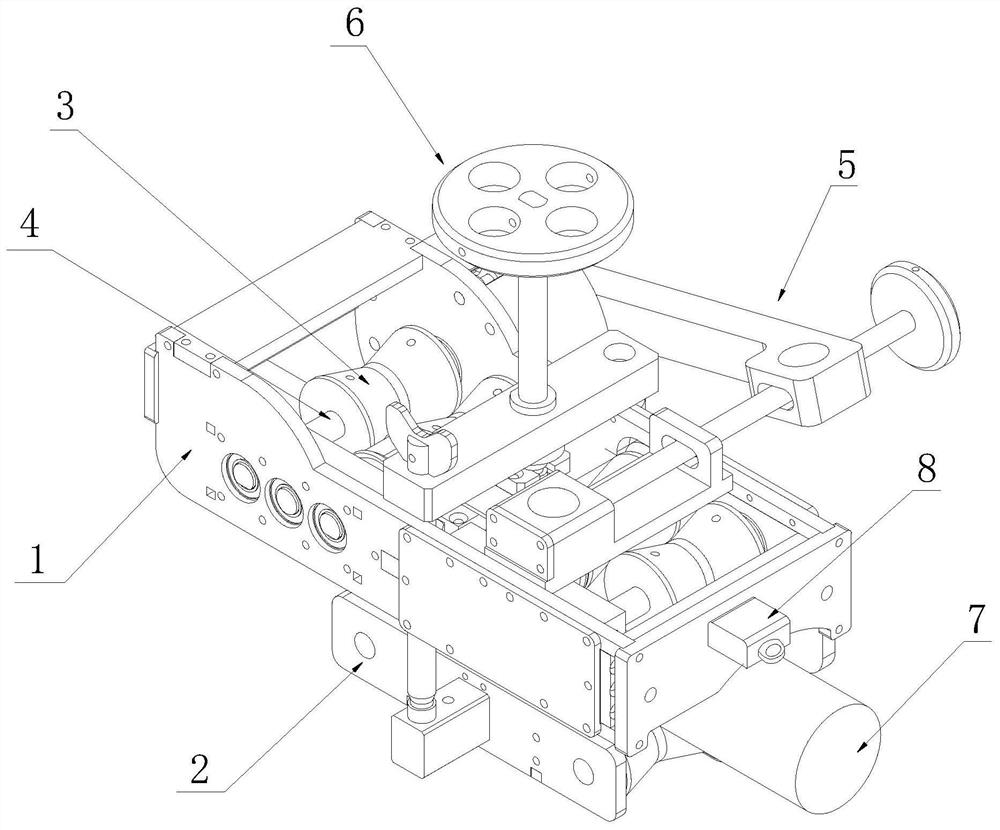 Wiring downhill auxiliary device