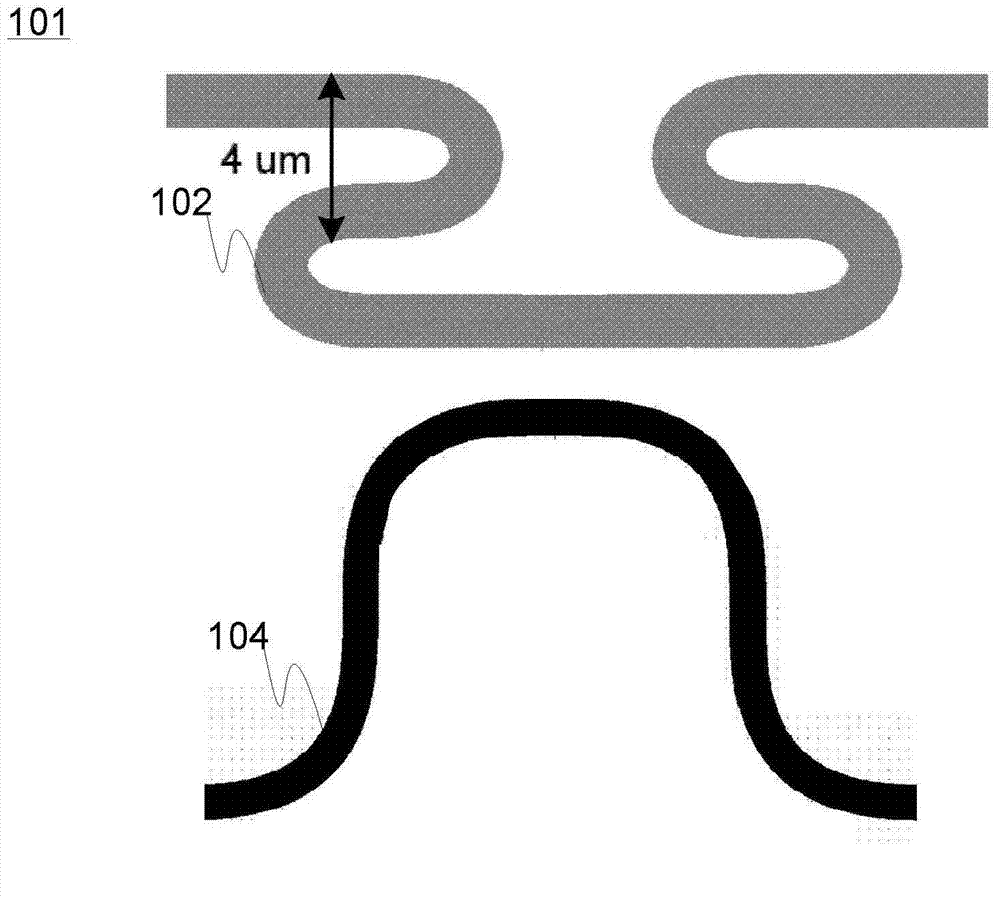 Bent optical waveguide