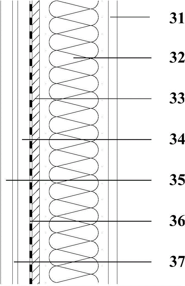 Wall ventilating system for cold-formed thin-walled steel house