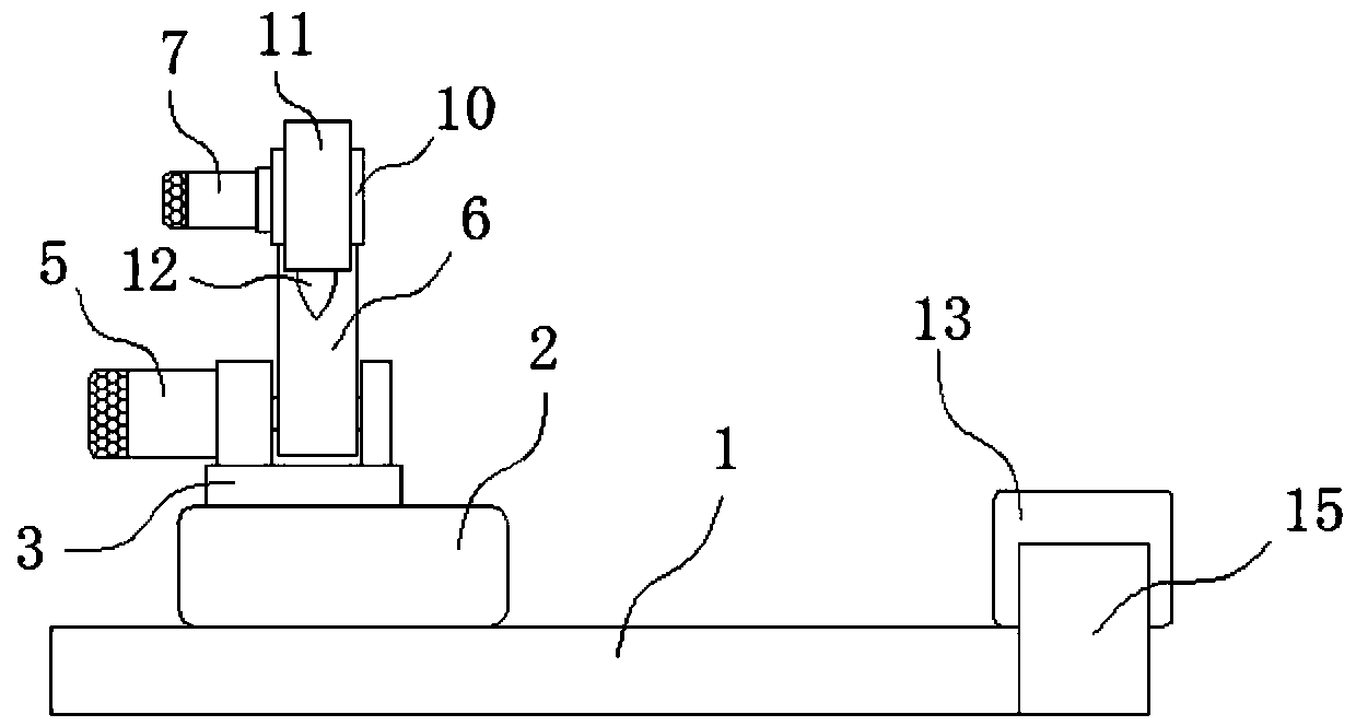 Clamping mechanical arm for 3D printer nozzle