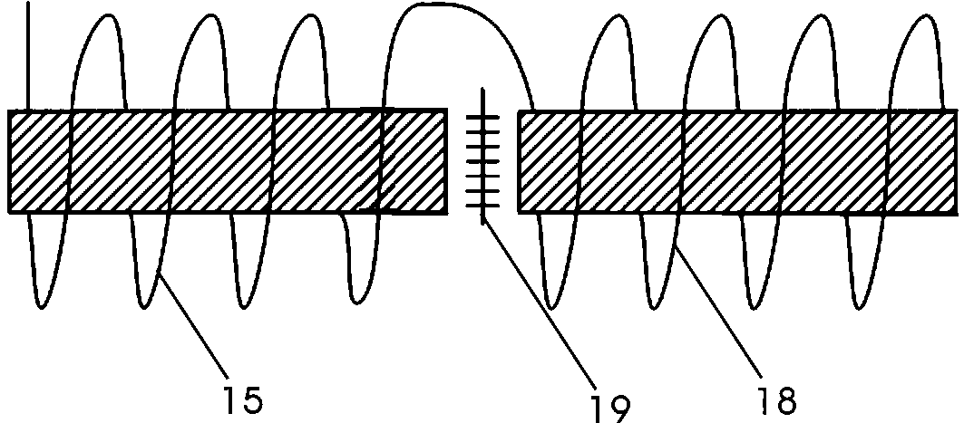 Self-induced photoelectric mixed current transformer