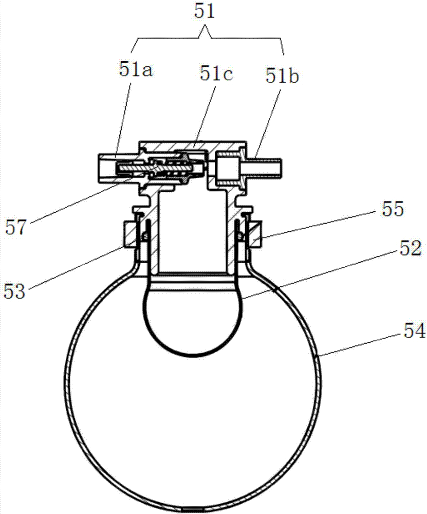 Cuff tracheal intubation device with automatic pressure stabilizing function