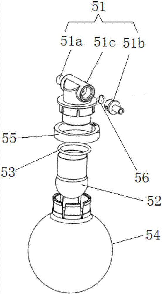 Cuff tracheal intubation device with automatic pressure stabilizing function