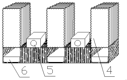 Breeding device for cockroaches