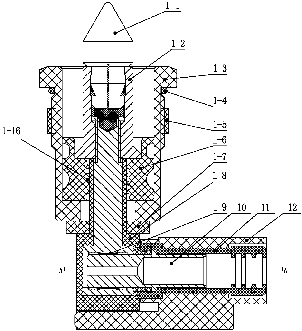 Rapid wiring terminating mechanism