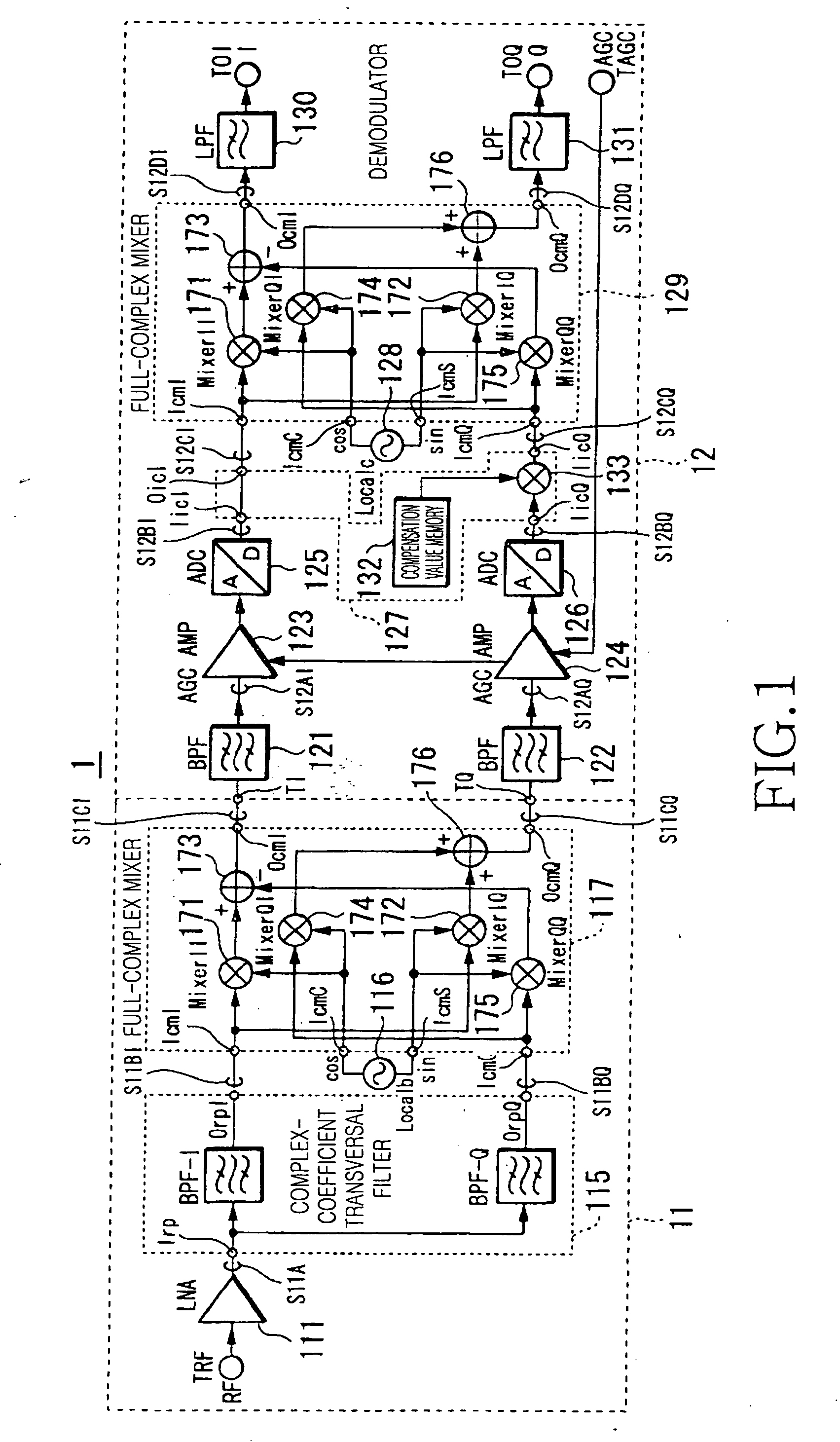 Downconverter and upconverter