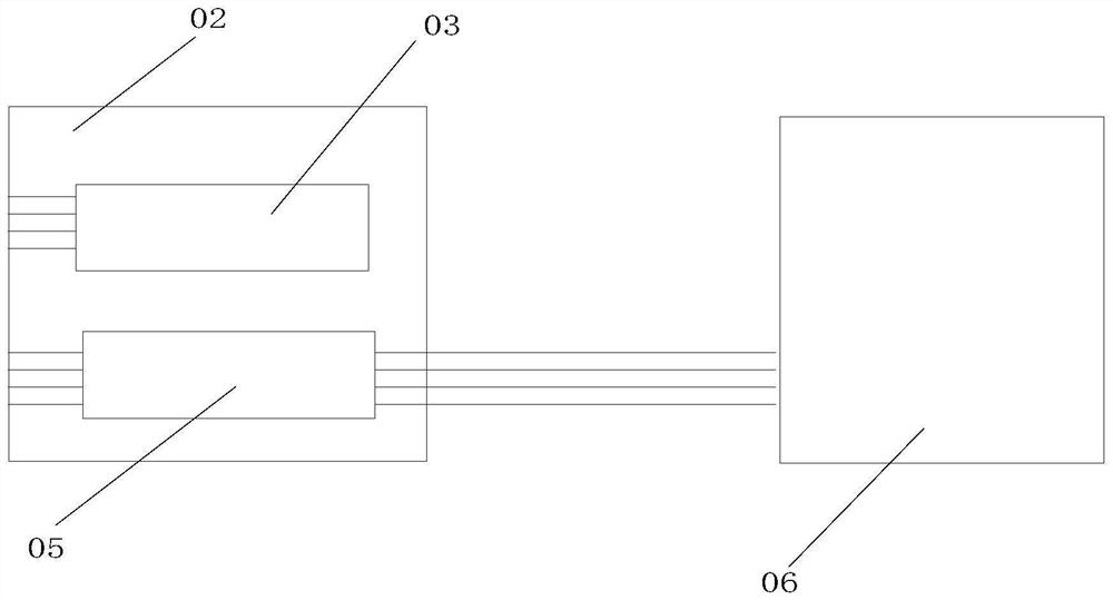 Stacked chip and test method of stacked chip