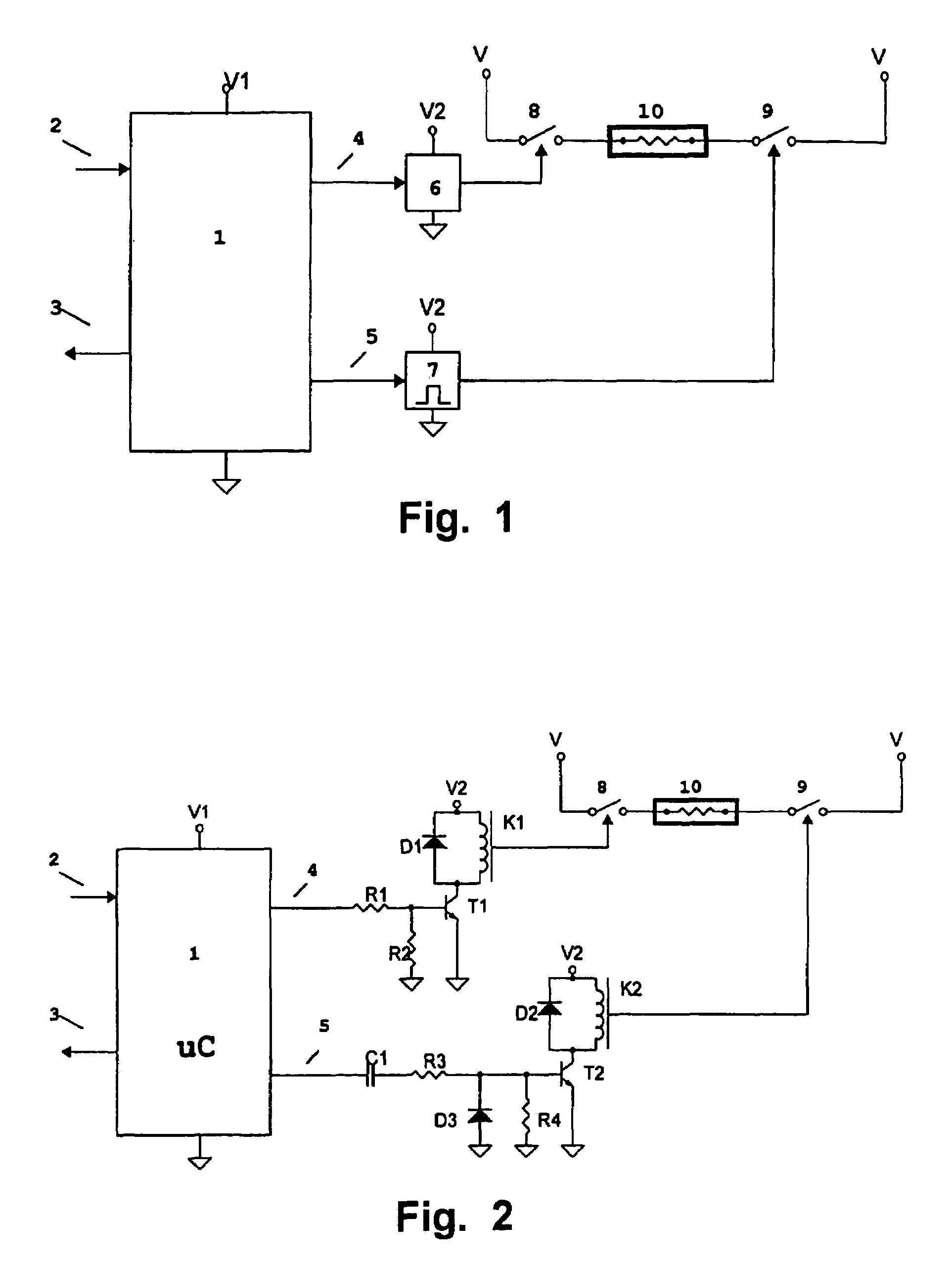 Failsafe control circuit for electrical appliances