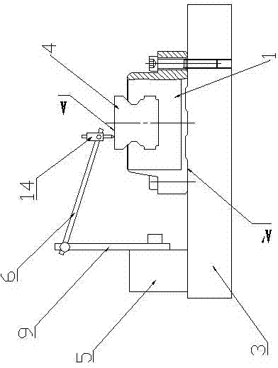 Detection device and detection method of straight line guide rail pair