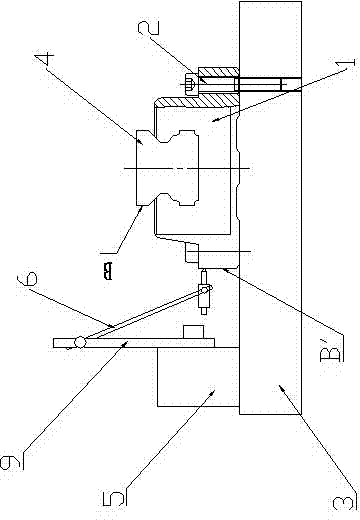 Detection device and detection method of straight line guide rail pair