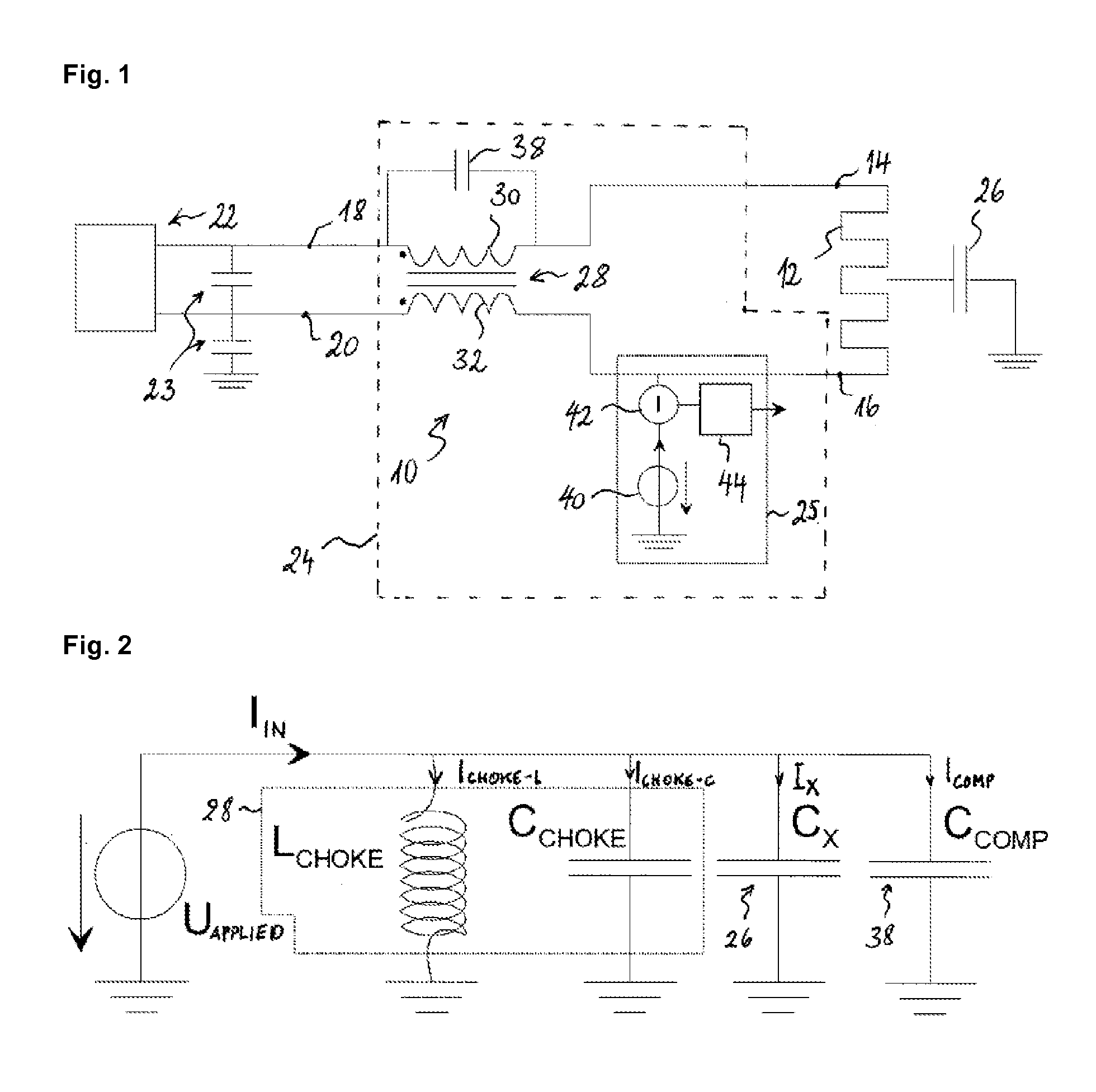 Capacitive sensing system configured for using heating element as antenna electrode