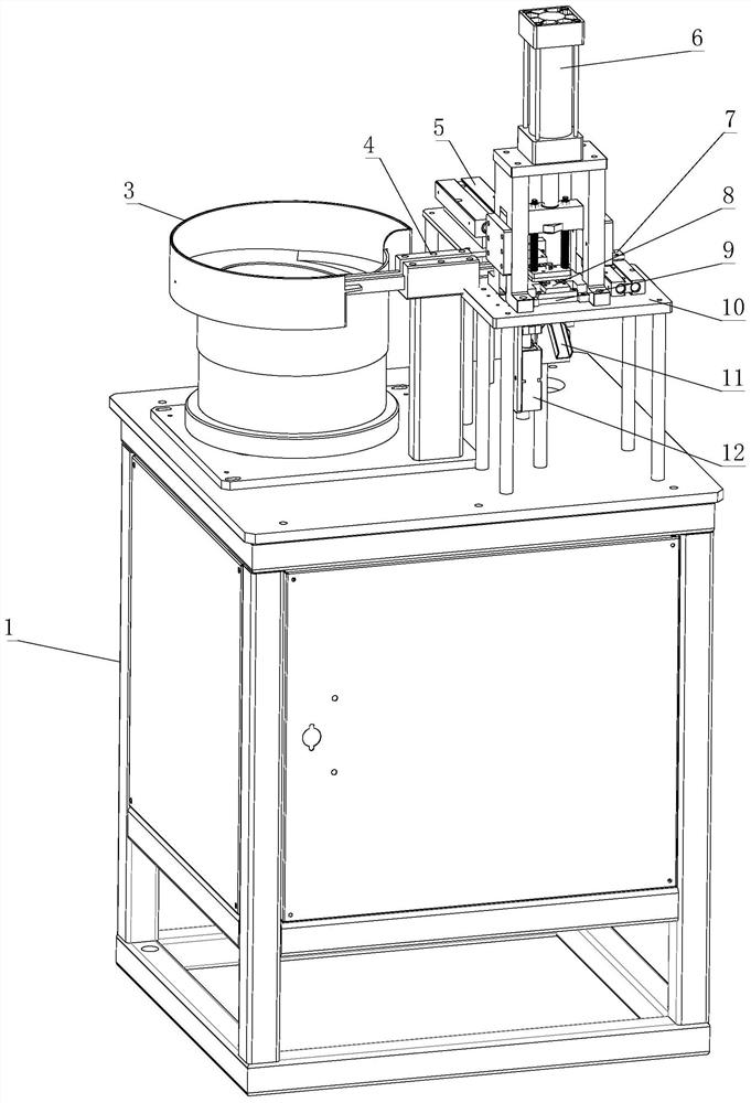 Automatic punching machine for radial hole of thin-wall annular part