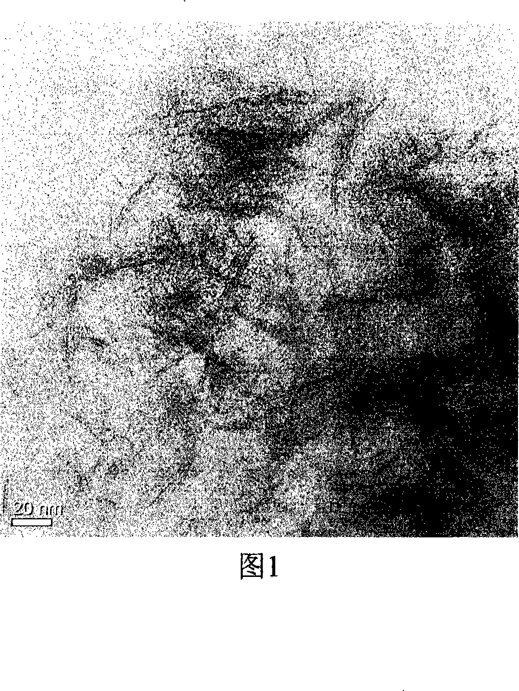 Method for producing polythene/POSS modified tough clay nano composite material