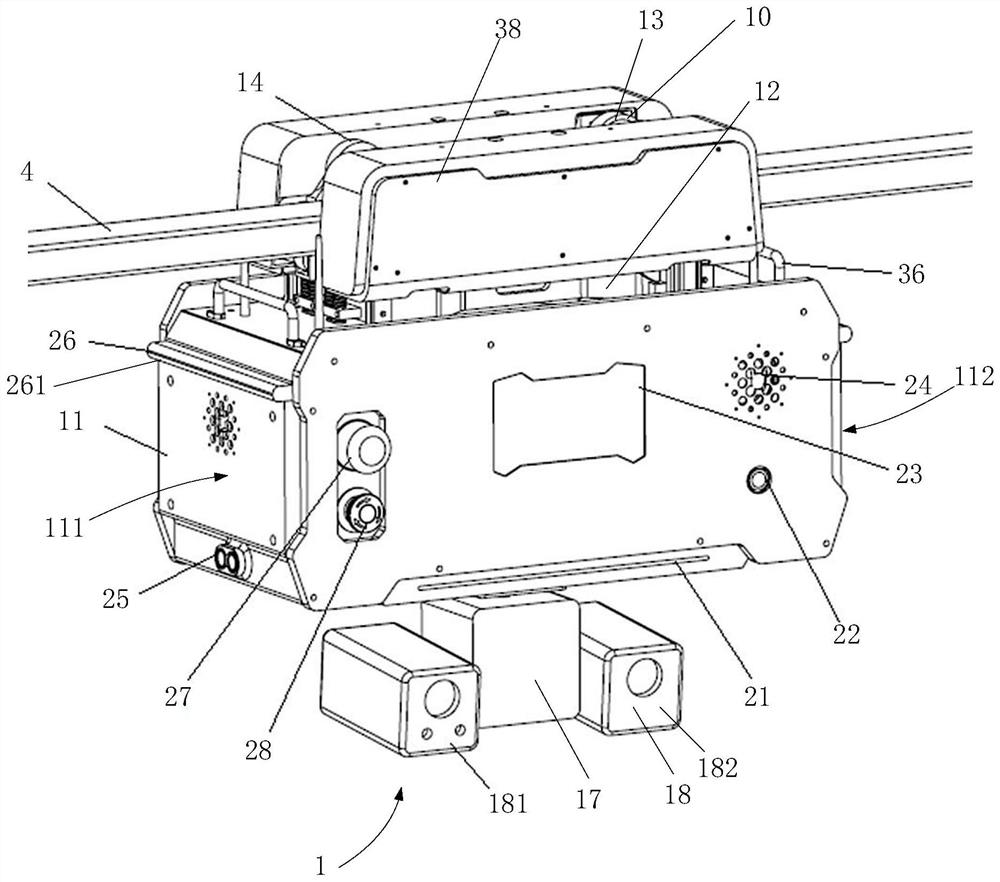 Inspection robot and system for inspecting tunnel construction