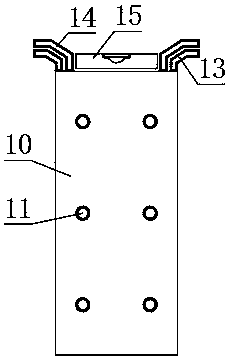 Layered temperature control soil freezing and thawing cycle test device