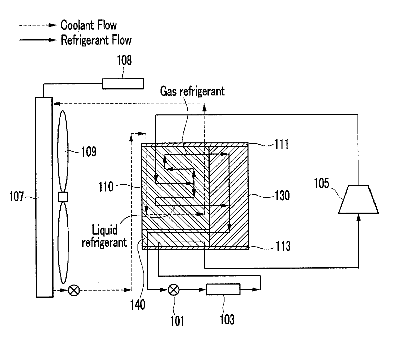 Condenser for vehicle