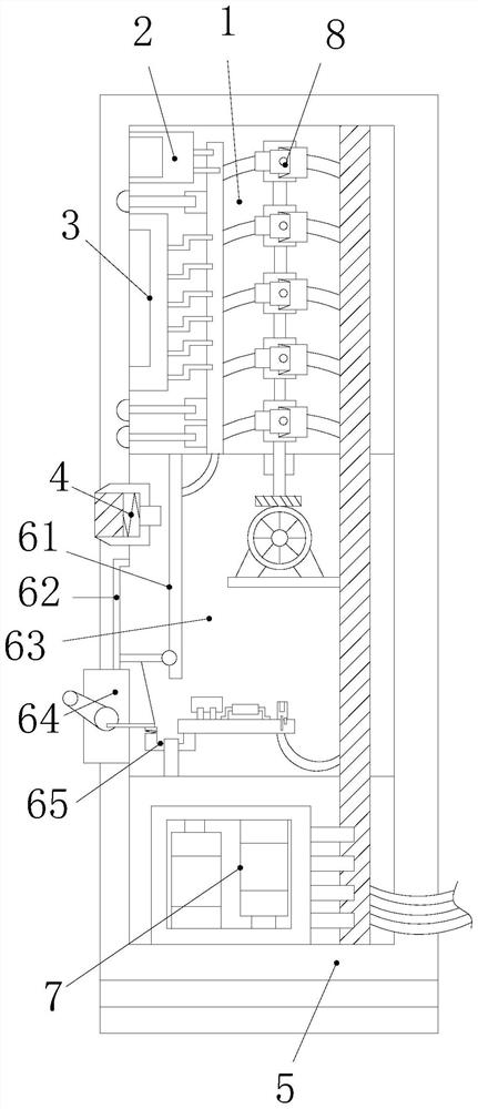 A power grid structure for preventing overstepping and tripping of small switch stations suitable for urban residences