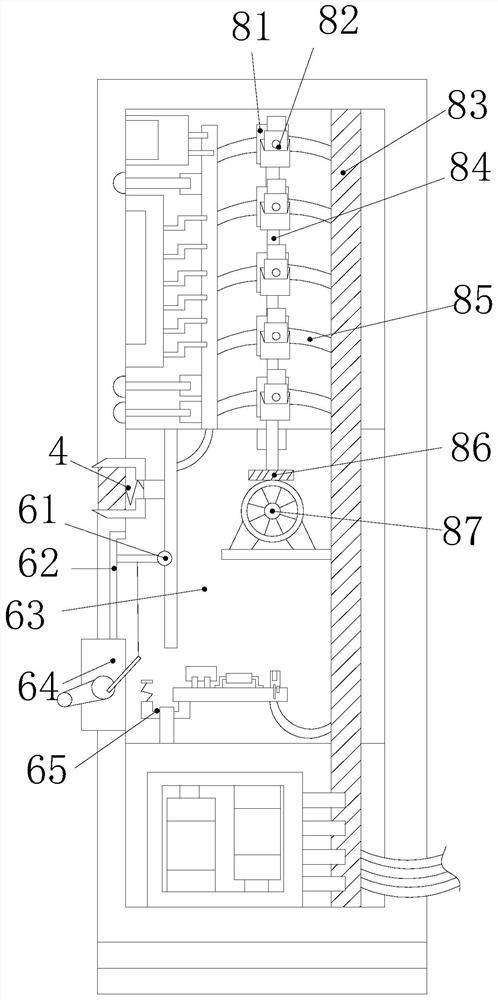 A power grid structure for preventing overstepping and tripping of small switch stations suitable for urban residences