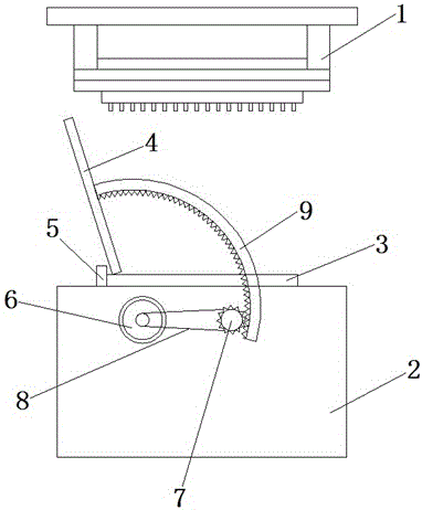 Lower mold stripping mechanism for automobile