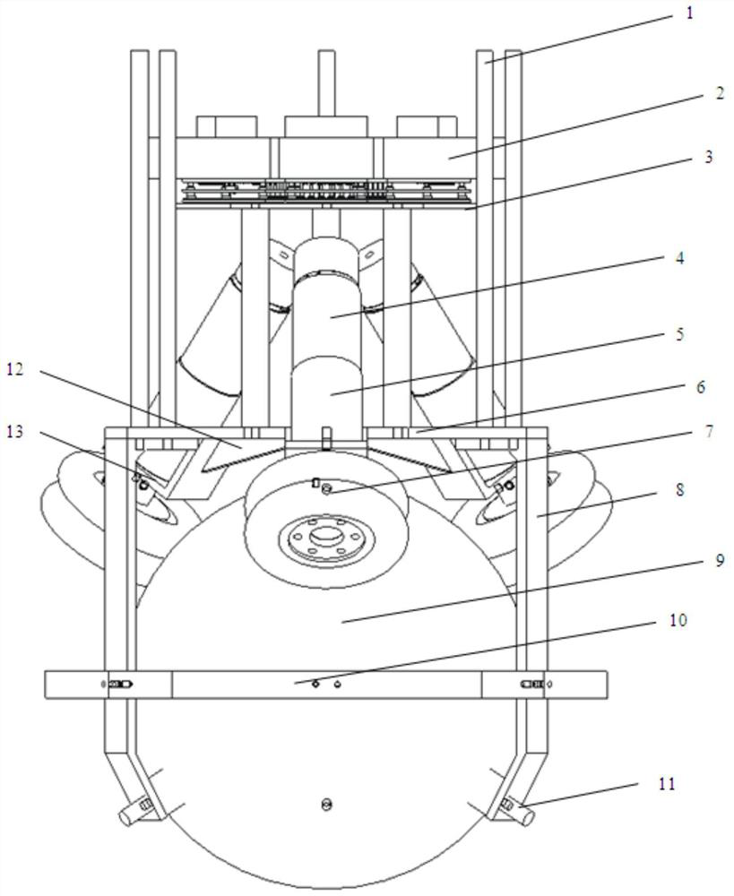 An omnidirectional active friction end effector for space target manipulation