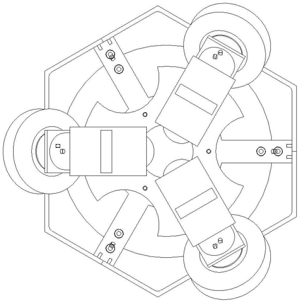 An omnidirectional active friction end effector for space target manipulation