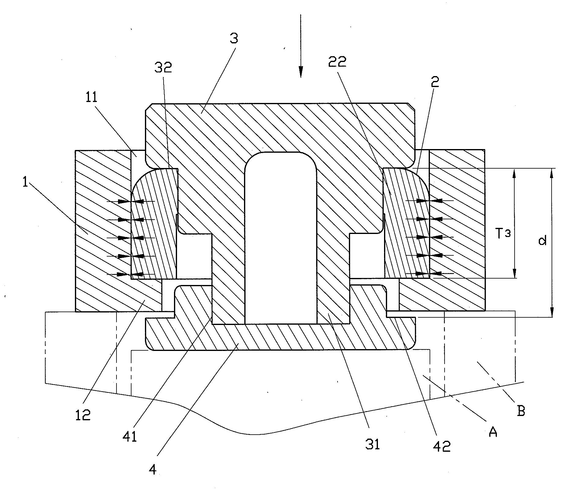 Water-proof button assembly and object with the water-proof button assembly