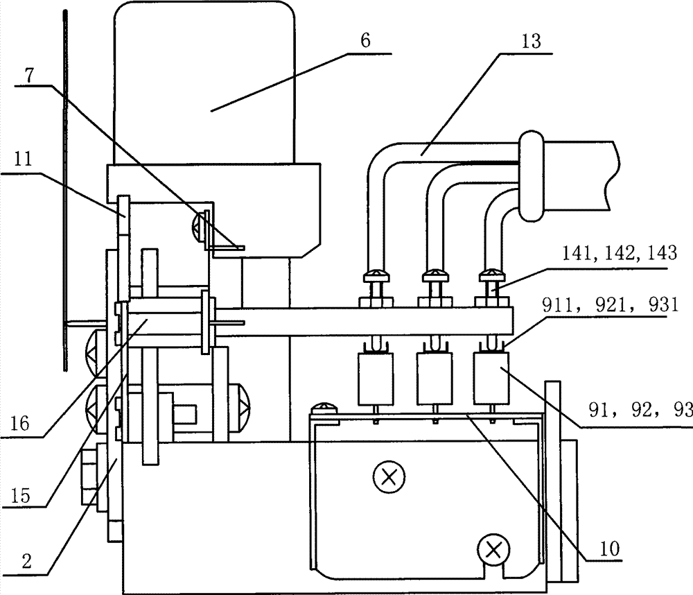 Vibration resistant pointer type SF6 gas density controller