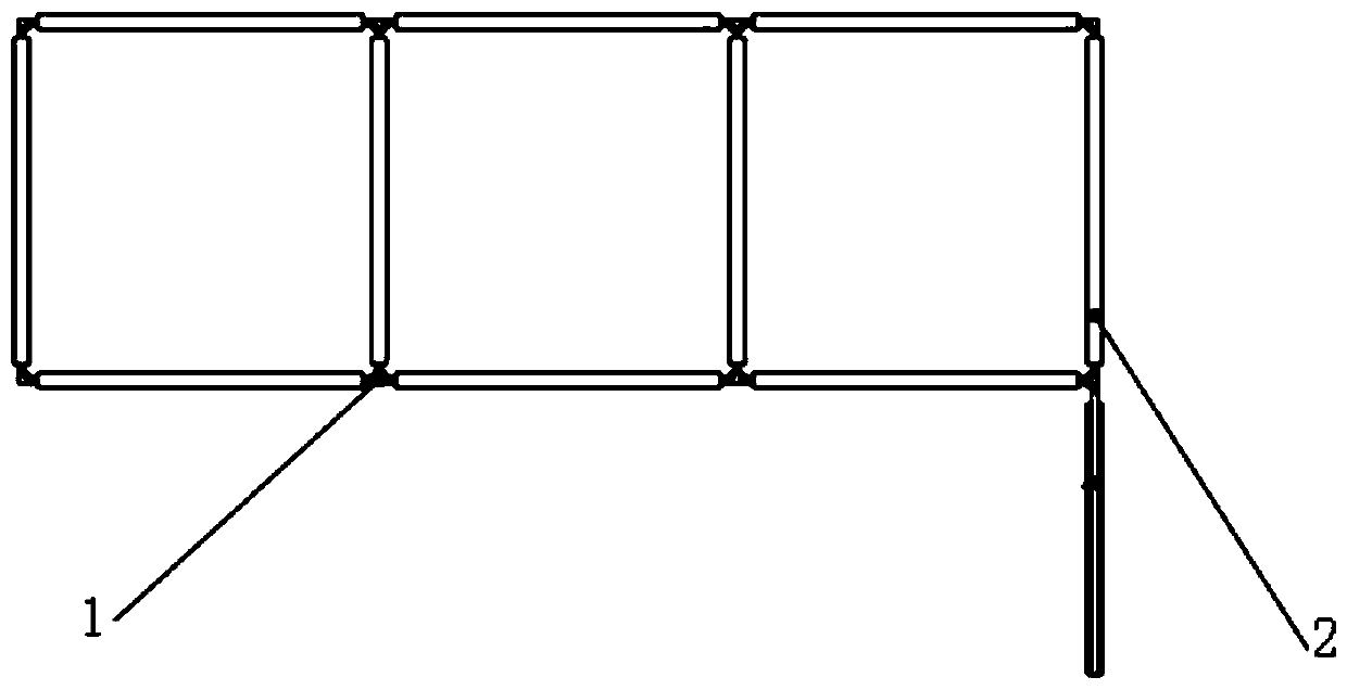 A truss type vapor-liquid phase change heat transfer device and its assembly and welding method