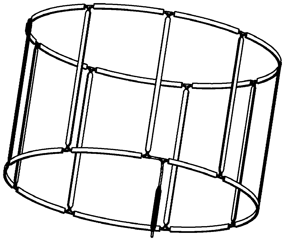 A truss type vapor-liquid phase change heat transfer device and its assembly and welding method