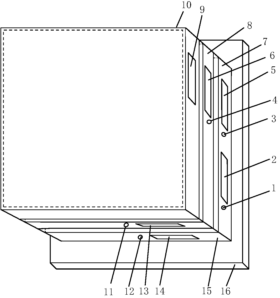 Wavefront measuring chip based on electrically-controlled liquid crystal converging micro lens