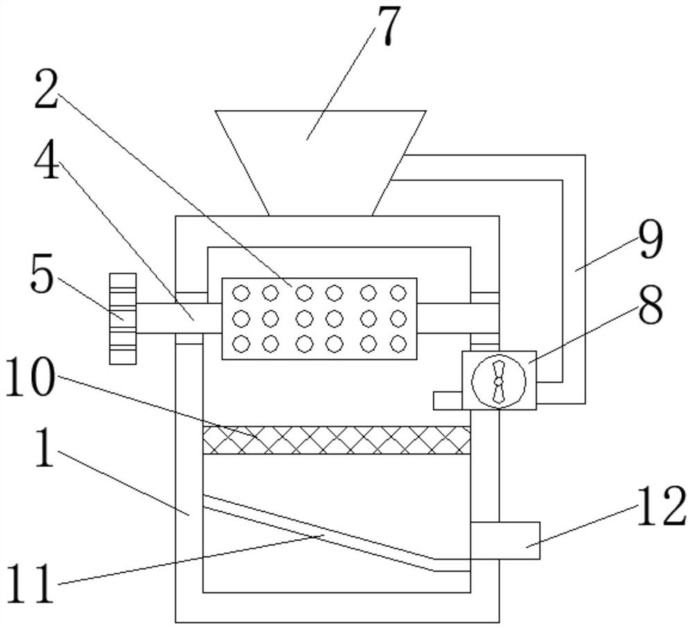 A kind of blast furnace slag powder processing technology