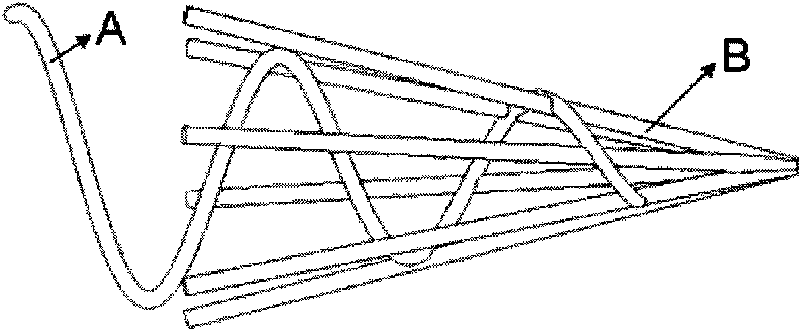 Swirling vena cava filter